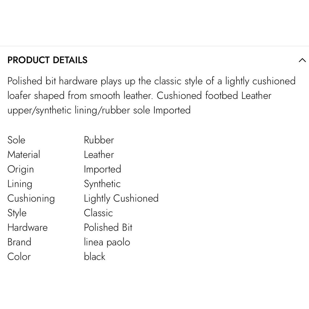 Linea Paolo Women Size Maura Essential Golden Bit Leather Loafers Classic *READ* - Picture 2 of 11